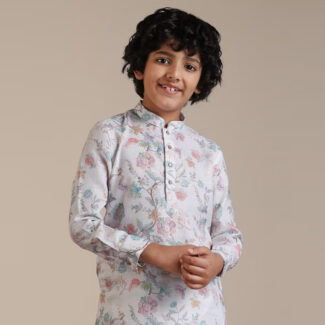 Boys Floral Kurta