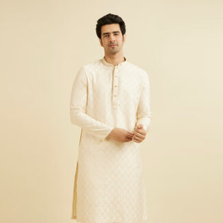 Beige Kurta Set