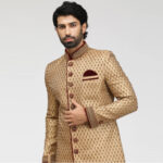 Fawn Sherwani