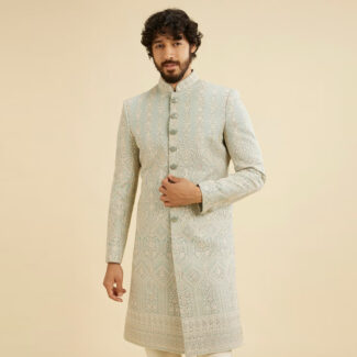 Grey Sherwani