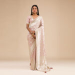 Lavender Banarasi Saree