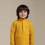 Boys Mustard Kurta Pajama