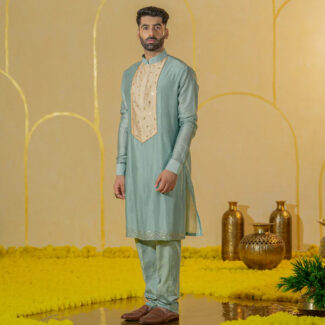Turquoise Kurta Set