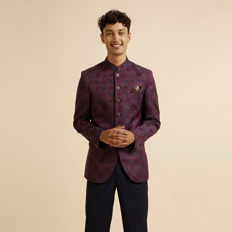 Floral Jodhpuri Suit