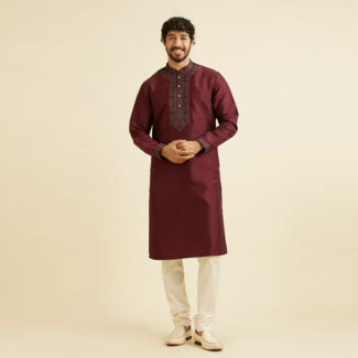 Red Kurta Set